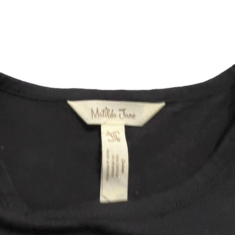 Matilda Jane 10Y Black Perfectly Paired Puffer Tee Shirt - Picture 4 of 4